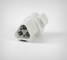 Cónascaire breiseán plaisteach cruinne saincheaptha (2) .png Custom precision plastic plug connector(2).png